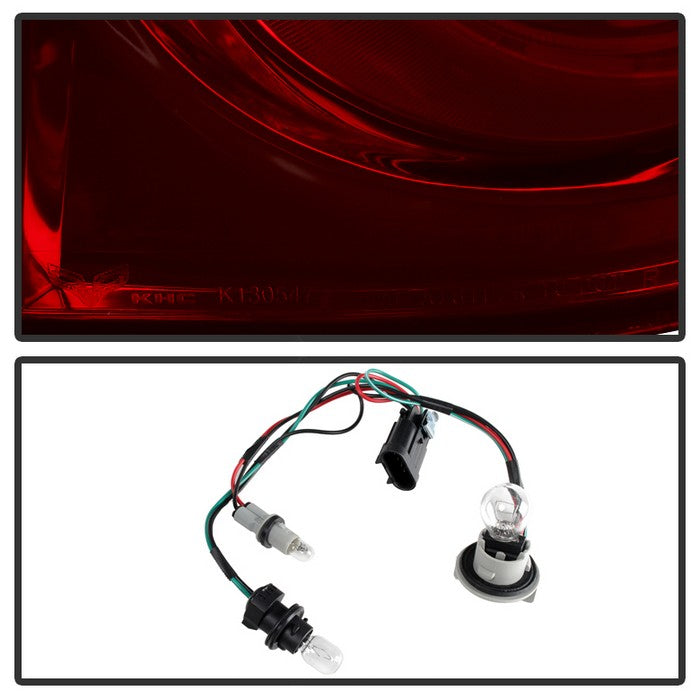 SPYDER Xtune Chevy Equinox 10-15 OEM Style Tail Lights -Red Smoked ALT-JH-CEQ10-OE-RSM 9031168