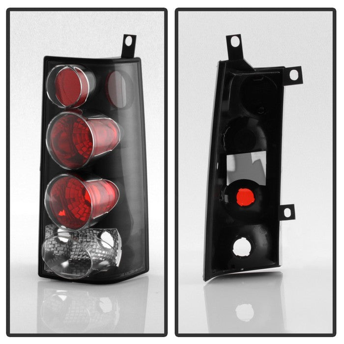 SPYDER xTune Chevy Express Van 03-08 / GMC Savana 03-08 Euro Style Tail Lights -Black ALT-JH-CEXP03-BK 9036538