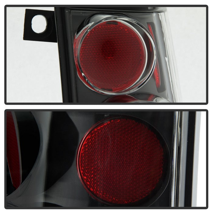 SPYDER xTune Chevy Express Van 03-08 / GMC Savana 03-08 Euro Style Tail Lights -Black ALT-JH-CEXP03-BK 9036538