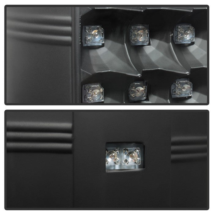 SPYDER Xtune Chevy Silverado 07-13 LED Tail Lights Black ALT-JH-CS07-LED-BK 5073716