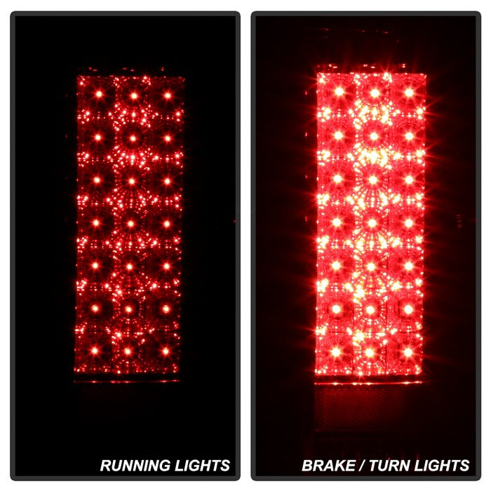 SPYDER Xtune Chevy Silverado 07-13 LED Tail Lights Chrome ALT-JH-CS07-LED-C 5073709