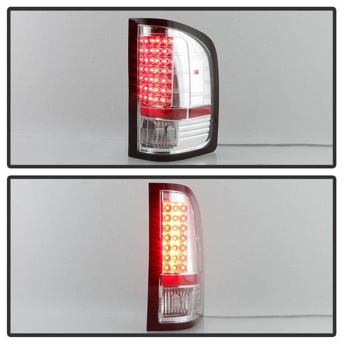SPYDER Xtune Chevy Silverado 07-13 LED Tail Lights Chrome ALT-JH-CS07-LED-C 5073709
