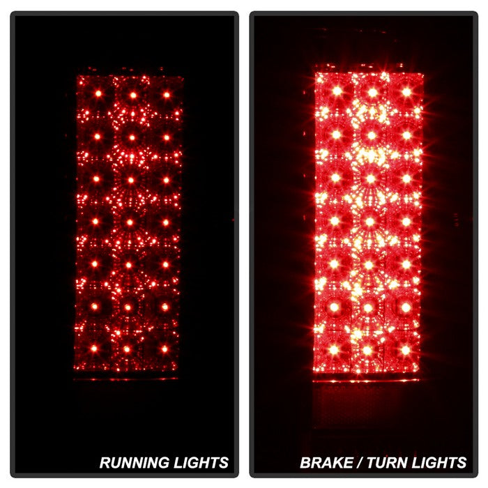 SPYDER Xtune Chevy Silverado 07-13 LED Tail Lights Smoke ALT-JH-CS07-LED-SM 5073723