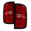 SPYDER xTune Chevy 1500 14-16 / Silverado 2500HD/3500HD LED Tail Lights - Red Clear ALT-JH-CS14-LED-RC 9036569
