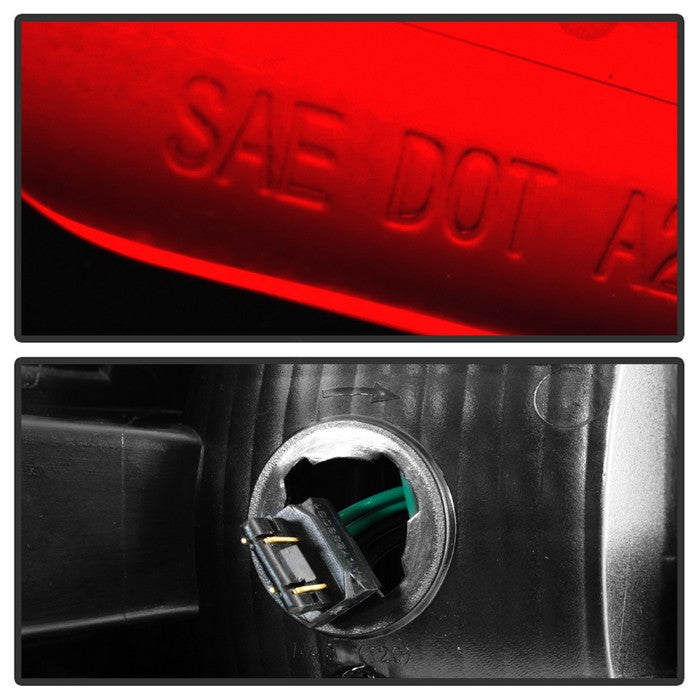 SPYDER xTune Chevy 1500 14-16 / Silverado 2500HD/3500HD LED Tail Lights - Red Clear ALT-JH-CS14-LED-RC 9036569