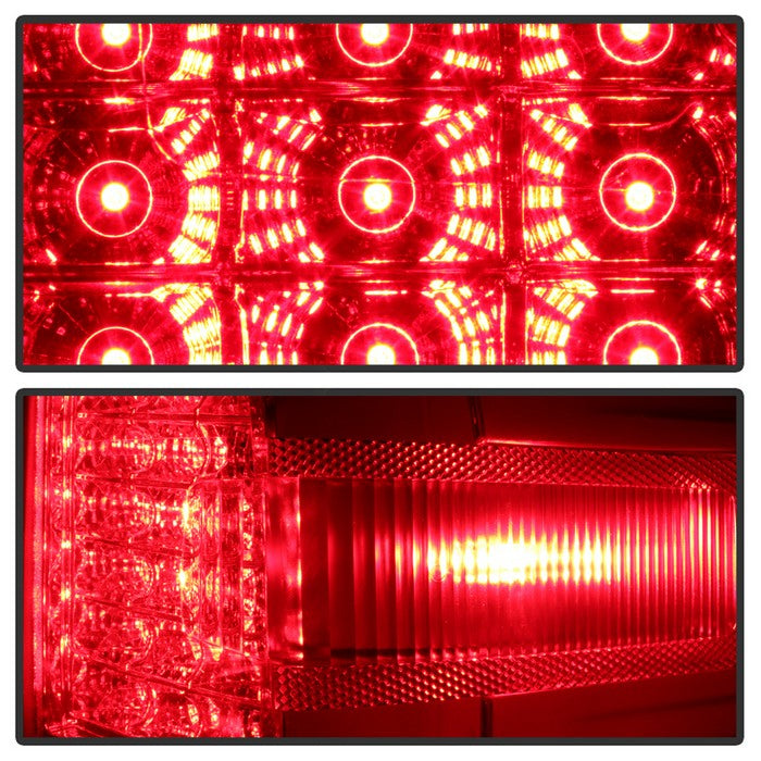 SPYDER xTune Chevy 1500 14-16 / Silverado 2500HD/3500HD LED Tail Lights - Red Clear ALT-JH-CS14-LED-RC 9036569