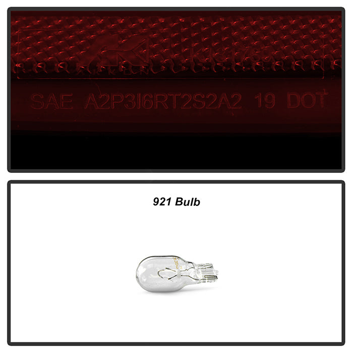 SPYDER 19-20 Chevy Silverado (For Factory Halogen Models) Light Bar LED Tail Light - Red Smoked 9050541