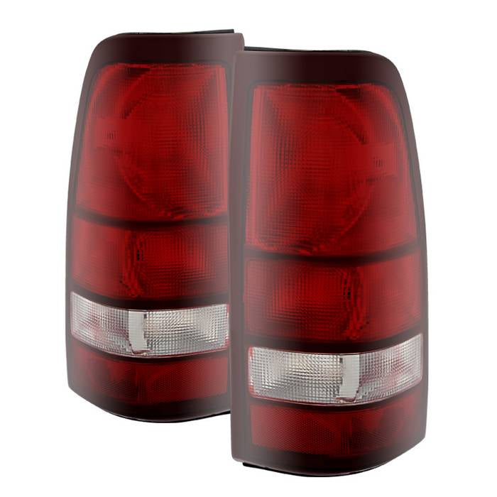 SPYDER Xtune Chevy Silverado 99-02 / GMC Sierra 99-06 OE Style Tail Lights Red Smoke ALT-JH-CS99-OE-RSM 9027161