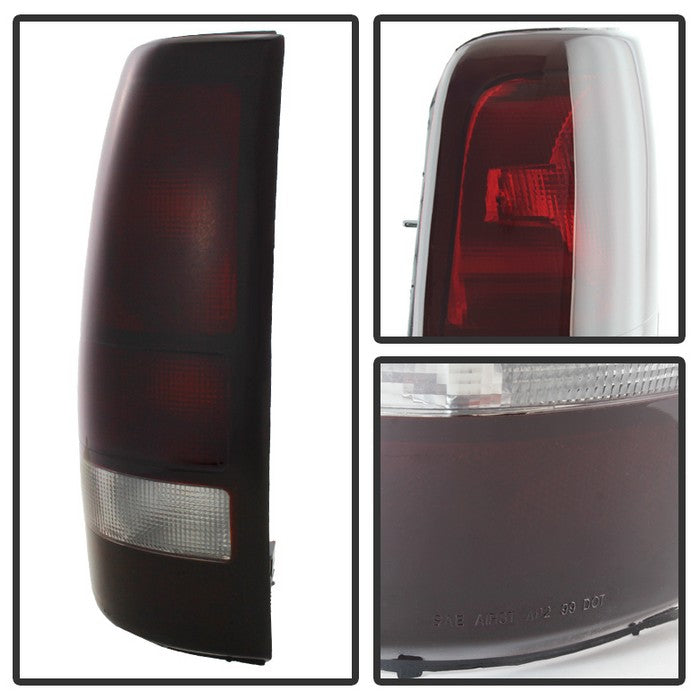 SPYDER Xtune Chevy Silverado 99-02 / GMC Sierra 99-06 OE Style Tail Lights Red Smoke ALT-JH-CS99-OE-RSM 9027161