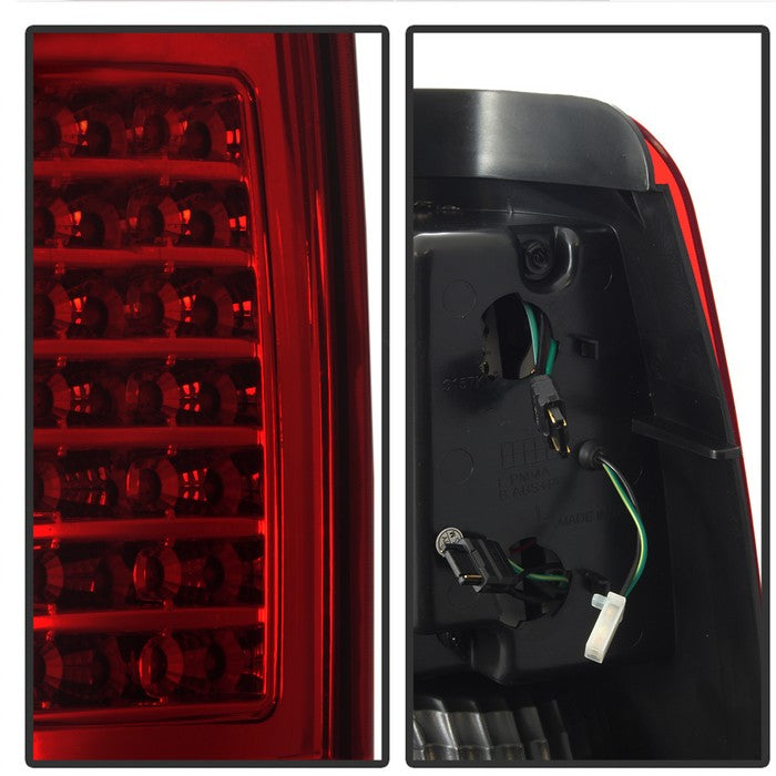 SPYDER xTune 03-06 Chevrolet Silverado 1500/2500HD LED Tail Lights - Red Clear (ALT-JH-CSIL03-CS-RC) 9037665