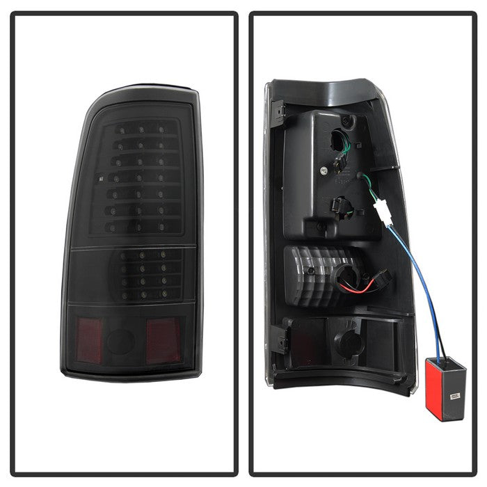 SPYDER xTune 03-06 Chevrolet Silverado 1500 LED Tail Lights - Black (ALT-JH-CSIL03-LED-BK) 9037634
