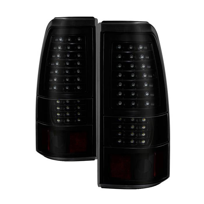SPYDER xTune 03-06 Chevrolet Silverado 1500 LED Tail Lights - Black Smoke (ALT-JH-CSIL03-LED-BSM) 9037641