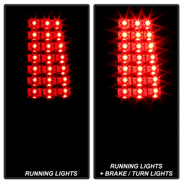 SPYDER xTune 03-06 Chevrolet Silverado 1500 LED Tail Lights - Black Smoke (ALT-JH-CSIL03-LED-BSM) 9037641