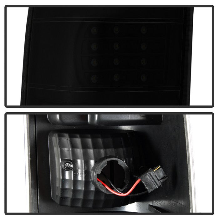 SPYDER xTune 99-02 Chevy Silverado 1500 (w/o Stepside) LED Tail Lights - Blk Smoke (ALT-JH-CSIL99-LED-BSM) 9037603