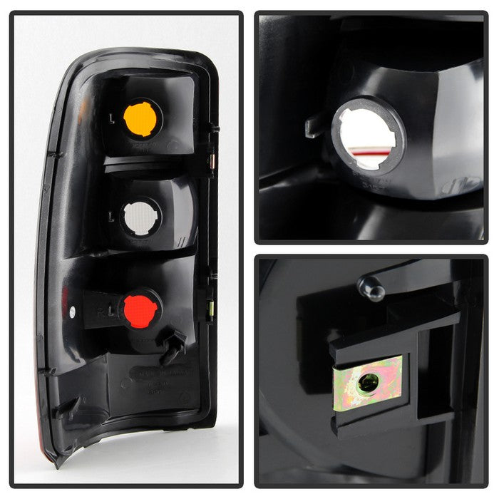 SPYDER Xtune Chevy Suburban TahOE 04-06 Tail Lights w/Out Black Rim- OEM ALT-JH-CSUB04-OE-RAC 9028816
