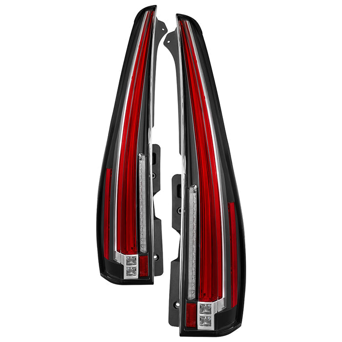 SPYDER xTune 07-14 Chevy Tahoe Suburban and 07-14 GMC Yukon Black LED Tail Lights ALT-ON-CSUB07-2IN1LED-BK 9039751