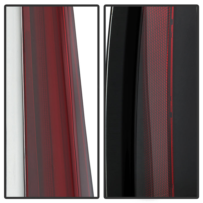 SPYDER xTune 07-14 Chevy Tahoe Suburban and 07-14 GMC Yukon Black LED Tail Lights ALT-ON-CSUB07-2IN1LED-BK 9039751