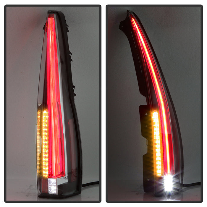 SPYDER xTune 07-14 Chevy Tahoe Suburban and 07-14 GMC Yukon Black LED Tail Lights ALT-ON-CSUB07-2IN1LED-BK 9039751