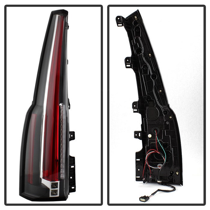 SPYDER Chevy Tahoe Suburban 15-17 LED Tail Lights (Escalade Style) Black  ALT-JH-CSUB15-2IN1LED-BK 9039768