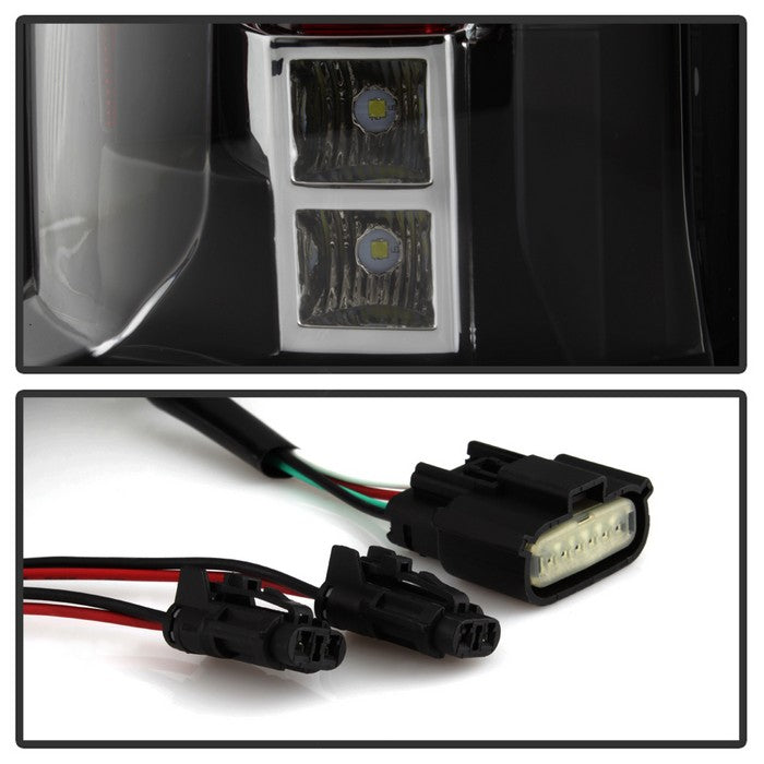 SPYDER Chevy Tahoe Suburban 15-17 LED Tail Lights (Escalade Style) Black  ALT-JH-CSUB15-2IN1LED-BK 9039768