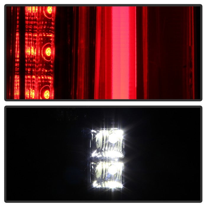 SPYDER Chevy Tahoe Suburban 15-17 LED Tail Lights (Escalade Style) Black  ALT-JH-CSUB15-2IN1LED-BK 9039768