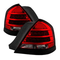 SPYDER Xtune 98-11 Ford Crown Victoria LED Tail Lights -Red Clear ALT-JH-CVIC98-LED-PI-RC 9032868
