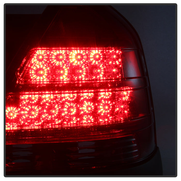 SPYDER Xtune 98-11 Ford Crown Victoria LED Tail Lights -Red Clear ALT-JH-CVIC98-LED-PI-RC 9032868