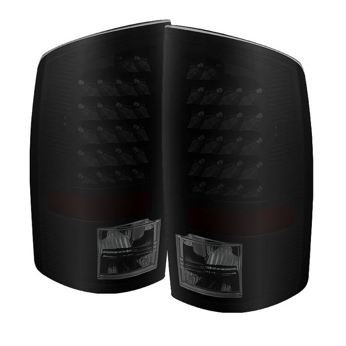SPYDER Xtune Dodge Ram 02-06 1500 / Ram 2500/3500 03-06 LED Tail Light Black Smoke ALT-JH-DR02-LED-BKSM 5077509