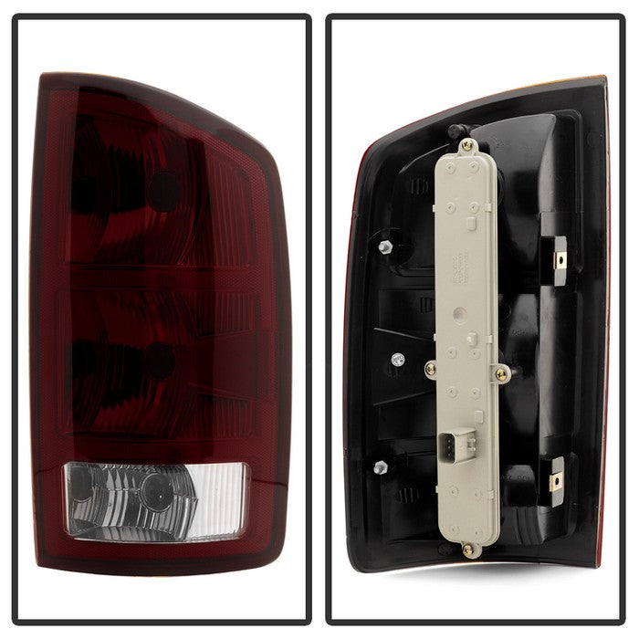 SPYDER Xtune Dodge Ram 1500 02-06 / Ram 2500 3500 03-06 OEM Style Tail Lights Red Smoked ALT-JH-DR02-OE-RSM 9033551