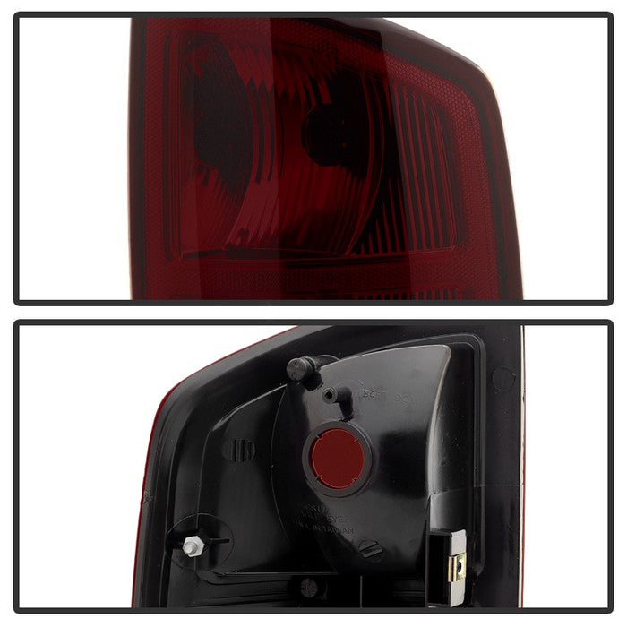 SPYDER Xtune Dodge Ram 1500 02-06 / Ram 2500 3500 03-06 OEM Style Tail Lights Red Smoked ALT-JH-DR02-OE-RSM 9033551