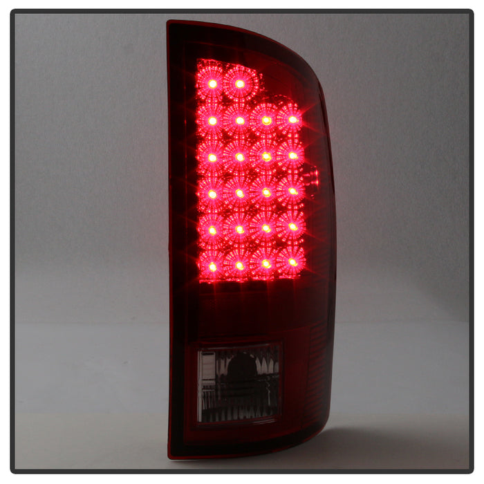 SPYDER Xtune Dodge Ram 07-08 1500 / Ram 07-09 2500/3500 LED Tail Lights Red Clear ALT-JH-DR07-LED-RC 5073037