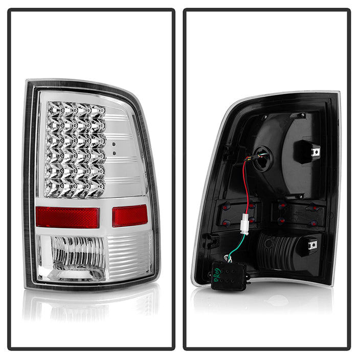 SPYDER Xtune Dodge Ram 1500 09-14 LED Tail Lights Incandescent Model Only Chrome ALT-JH-DR09-LED-C 9025594