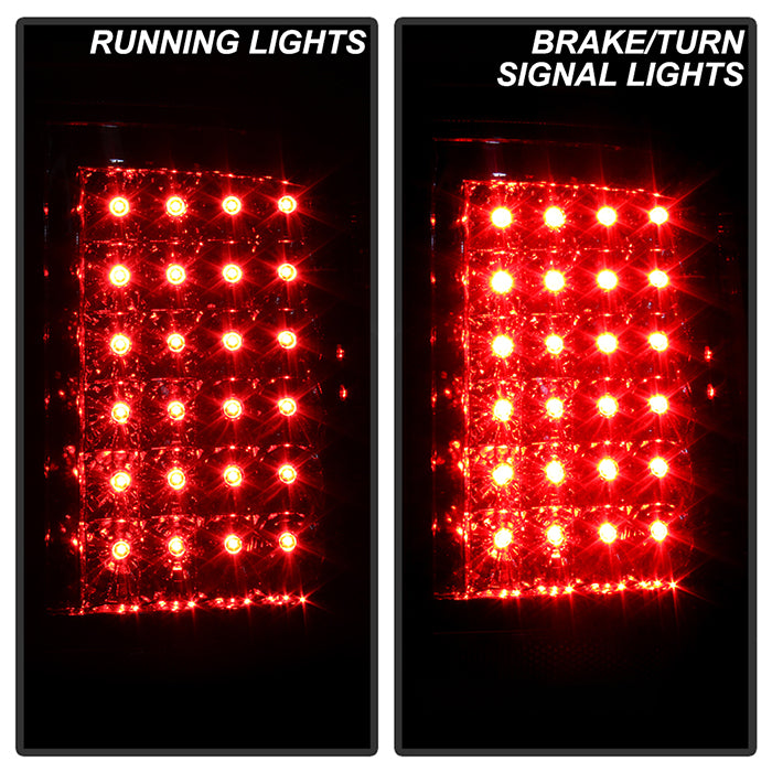 SPYDER Xtune Dodge Ram 1500 09-14 LED Tail Lights Incandescent Model Only Chrome ALT-JH-DR09-LED-C 9025594