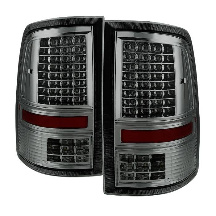 SPYDER Xtune Dodge Ram 1500 09-14 LED Tail Lights Incandescent Model Only Smoked ALT-JH-DR09-LED-G2-SM 9034862