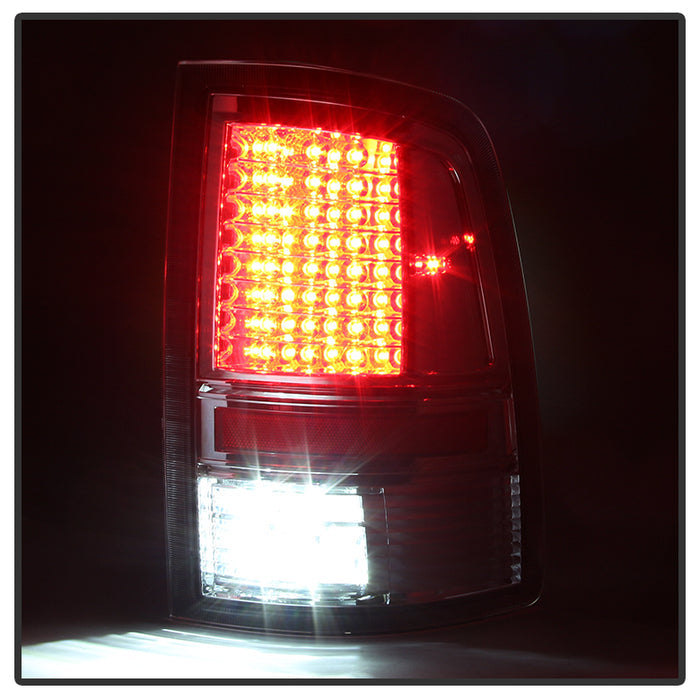 SPYDER Xtune Dodge Ram 1500 09-14 LED Tail Lights Incandescent Model Only Smoked ALT-JH-DR09-LED-G2-SM 9034862