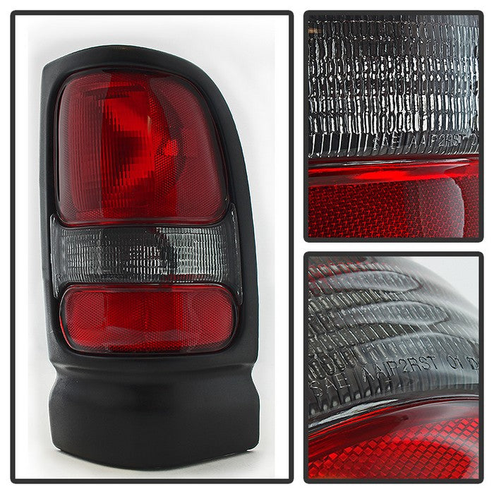 SPYDER Xtune Dodge Ram 1500 94-01 / Ram 2500 3500 94-02 Tail Lights OEM ALT-JH-DR94-OE-RC 9028953