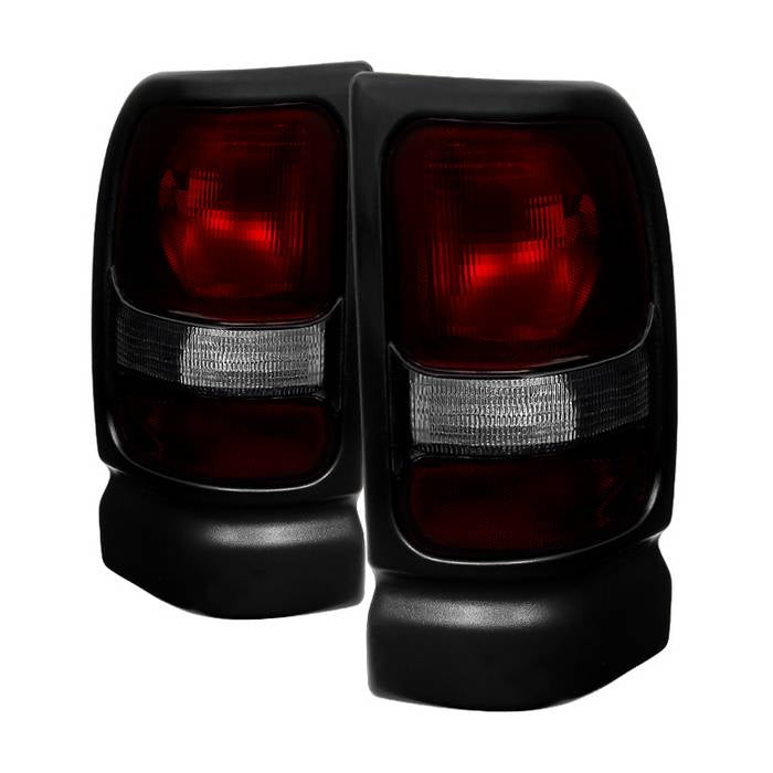 SPYDER Xtune Dodge Ram 1500 94-01 (Not Sport Package) Tail Lights Red Smoked ALT-JH-DR94-OE-RSM 9029813