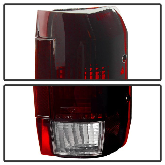 SPYDER Xtune Ford Bronco F150 F250 F350 F450 92-96 OE Style Tail Lights Red Smoked ALT-JH-FB92-OE-RSM 9030567