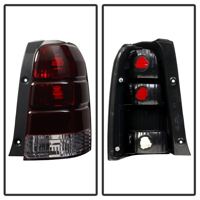 SPYDER Xtune Ford Escape 01-07 OEM Style Tail Lights Red Smoked ALT-JH-FESC01-OE-RSM 9030970
