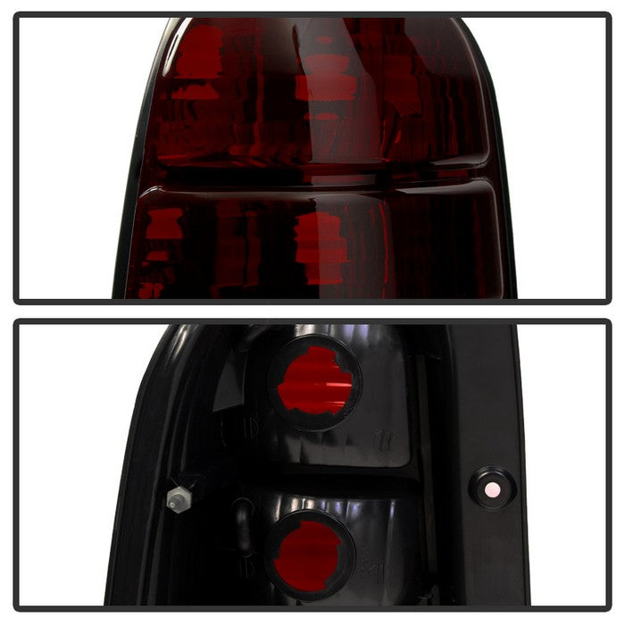 SPYDER Xtune Ford Escape 01-07 OEM Style Tail Lights Red Smoked ALT-JH-FESC01-OE-RSM 9030970