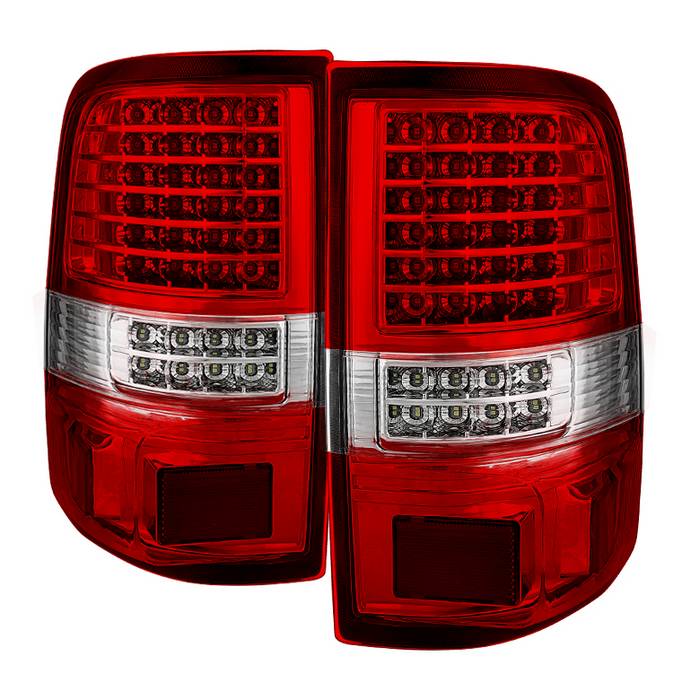 SPYDER Xtune Ford F150 Styleside 04-08 LED Tail Lights Red Clear ALT-JH-FF15004-LED-G2-RC 9034909