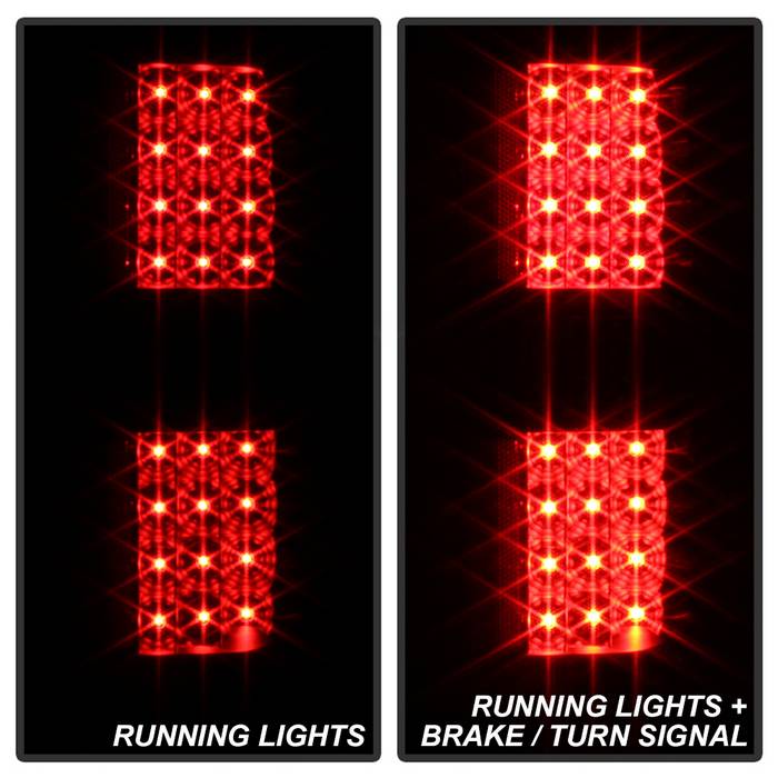 SPYDER Xtune Ford F150 09-14 LED Tail Lights Black ALT-JH-FF15009-LED-BK 9025624