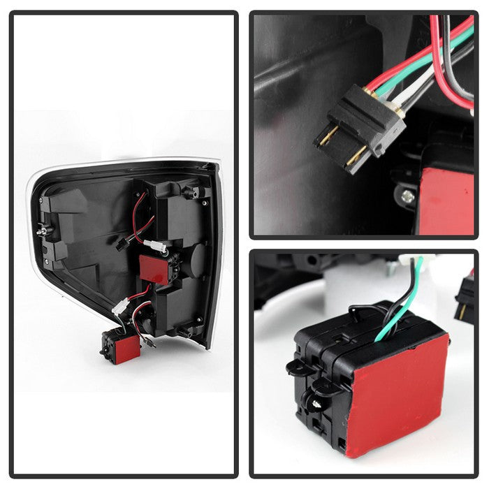 SPYDER Xtune Ford F150 09-14 LED Tail Lights Black Smoke ALT-JH-FF15009-LED-BSM 9025655