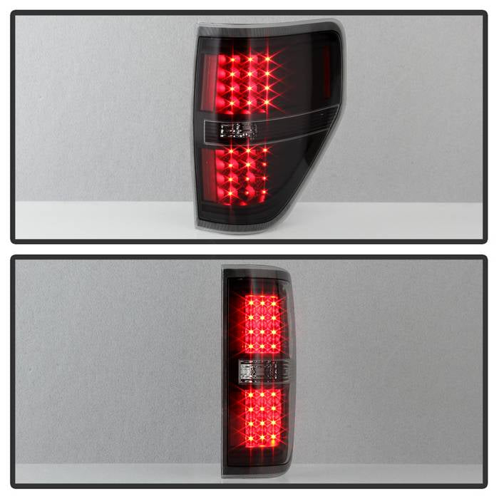 SPYDER Xtune Ford F150 09-14 LED Tail Lights Black Smoke ALT-JH-FF15009-LED-BSM 9025655