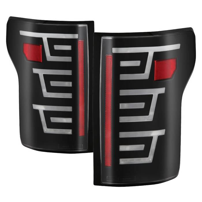 SPYDER xTune 15-17 Ford F-150 (w/Blind Spot Sensor) LED Tail Lights - Black (ALT-JH-FF15015-LBLED-BK) 9043147