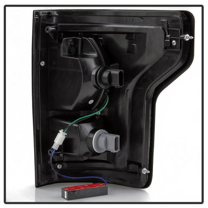 SPYDER xTune 15-17 Ford F-150 (w/o Blind Spot Sensor) LED Tail Lights - Blk Smk (ALT-JH-FF15015-LBLED-BSM) 9043154