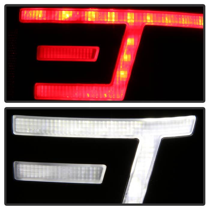 SPYDER xTune 15-17 Ford F-150 (w/o Blind Spot Sensor) LED Tail Lights - Blk Smk (ALT-JH-FF15015-LBLED-BSM) 9043154