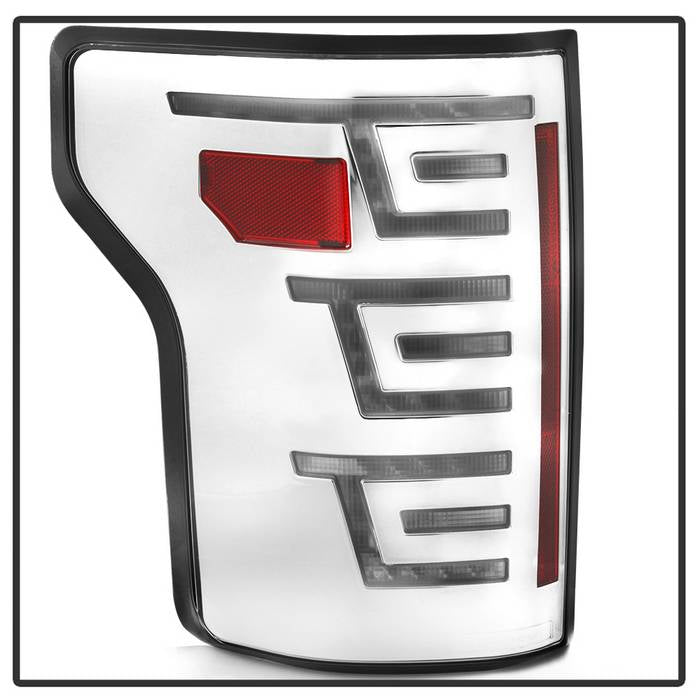 SPYDER xTune 15-17 Ford F-150 (w/Blind Spot Sensor) LED Tail Lights - Chrome (ALT-JH-FF15015-LBLED-C) 9043161