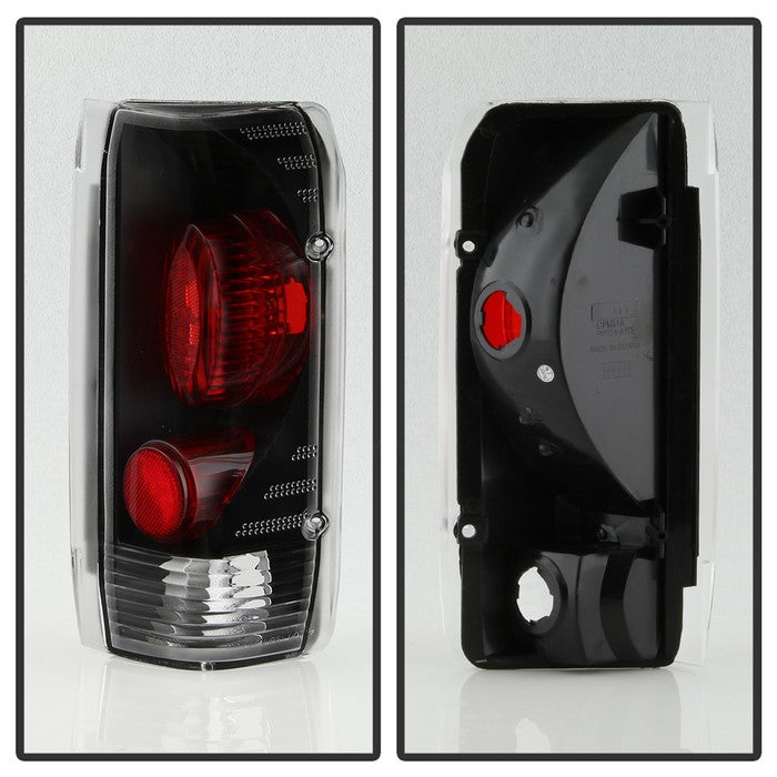 SPYDER xTune 87-96 Ford F-150 Euro Style Tail Lights - Black (ALT-JH-FF15089-BK) 9036972