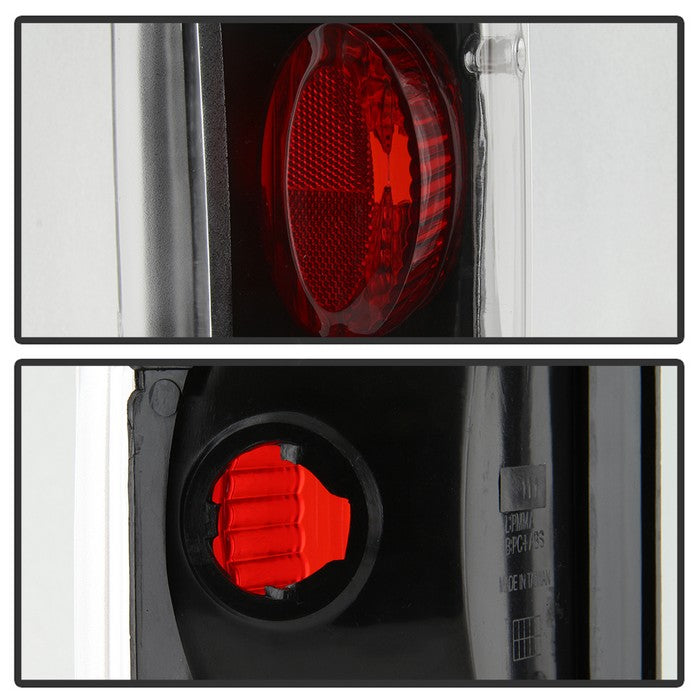 SPYDER xTune 87-96 Ford F-150 Euro Style Tail Lights - Black (ALT-JH-FF15089-BK) 9036972